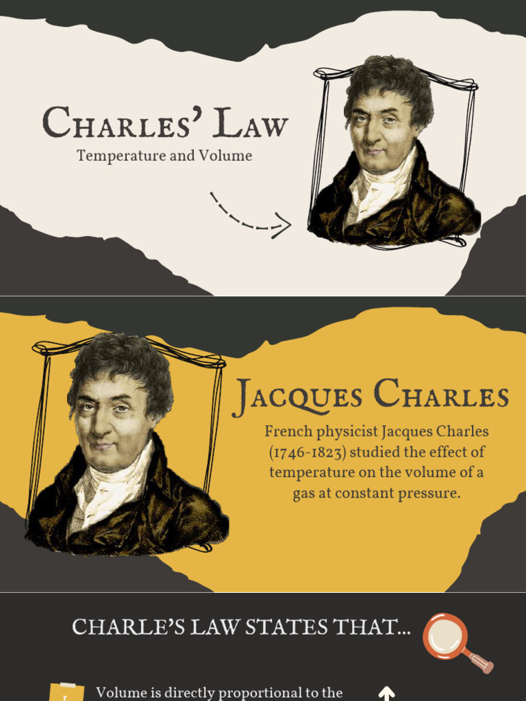 Charles' Law | PDF | Temperature | Gases