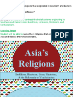 Southern and Eastern Asia Religions - for website