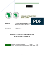 Zimbabwe - Alaska-Karoi Power Transmission Reinforcement Project - ARAP Summary