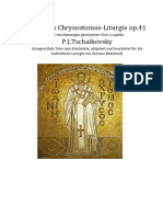 Chrysostomos-Liturgie GB - Bearbeitet