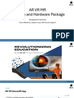 AR VR MR Soft & Hardware Package Presentation