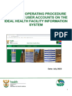 National SOP To Manage User Accounts On Ideal Health Facility Information System - July 2023 - Signed