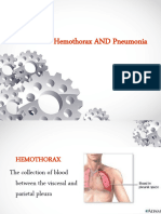 Hemothorax AND Pneumonia