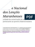 Parque Nacional Dos Lençóis Maranhenses - Ikipédia, A Enciclopédia Livre