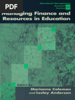 Managing Finance and Resources in Education