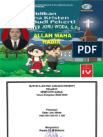 Materi Ajar Kls 4 Allah Maha Hadir Ukin