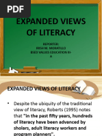 Expanded Views of Literacy (Report)