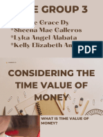 Considering The Time Value of Money