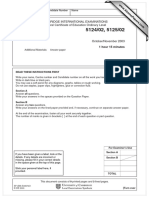 Science: Cambridge International Examinations General Certificate of Education Ordinary Level