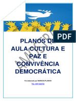 PLANOS DE AULA CULTURA E PAZ E CONVIVENCIA DEMOCRÁTICA 2024   AMOSTRA