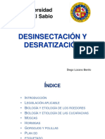 Desinsectación y Desratización