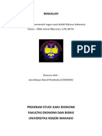 Makalah Penggunaan Bahasa Baku Dalam Bidang Akademik