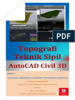 Ebook I - Tutorial Civil 3D - LLV4 - Topografi Existing