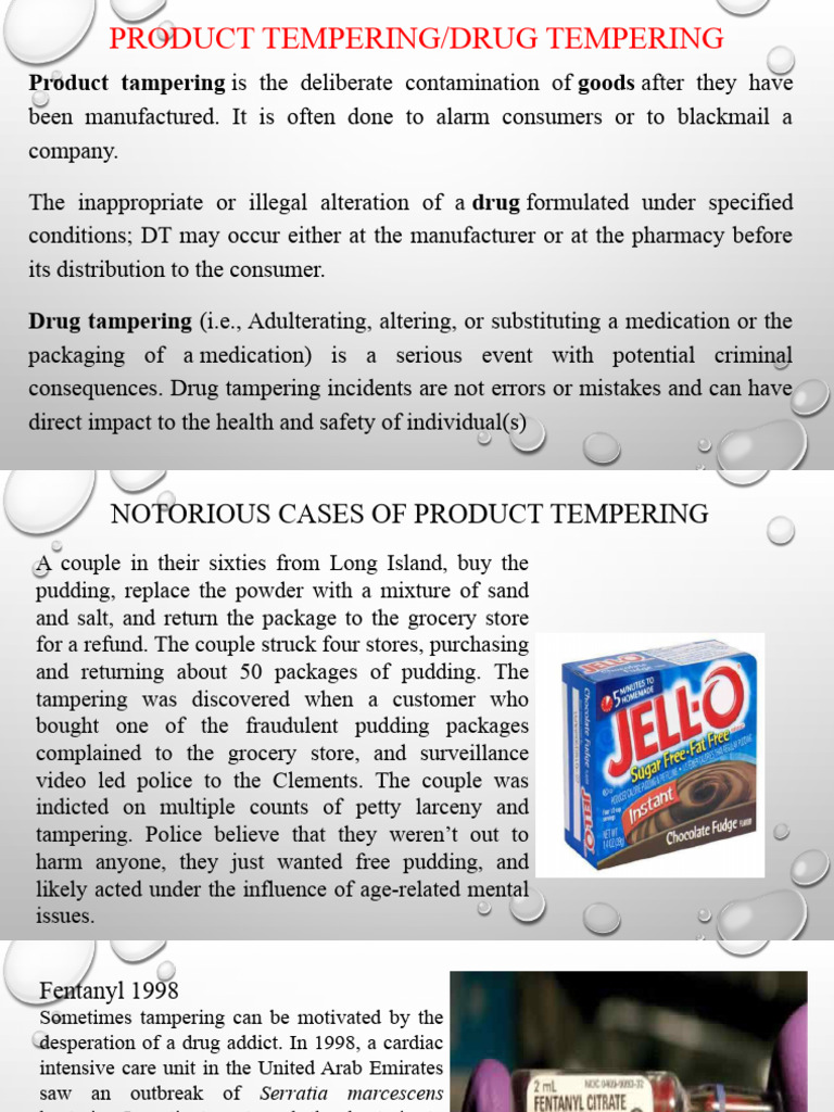 Understanding Product Tampering Risks | PDF | Health Care