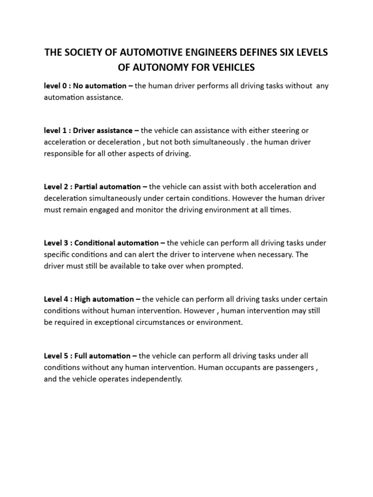 Autonomus Vehicles Notes | PDF