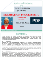 PROF M AZIZ - PMO470S - Absorption & Stripping Lecture 2 - 2024