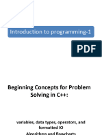Introduction To Programming 1