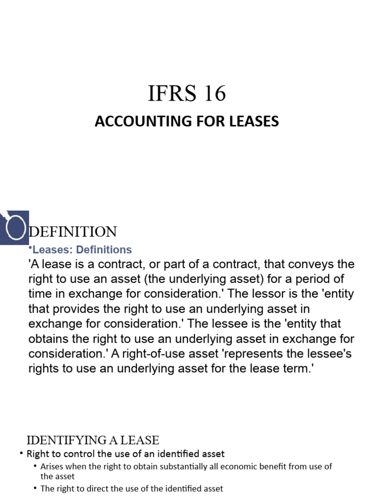 IFRS 16 Leases | PDF | Lease | Deferred Tax