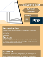 Persuasive Text