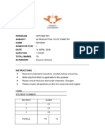 Semetser Test 1 2016-2