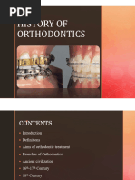 History of Orthodontics