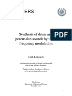 Synthesis of Drum and Percussion Sounds by Using Frequency Modulation - English