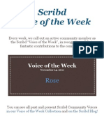 Voice of the Week