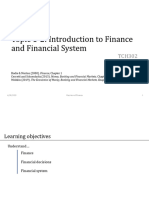 TCH302-Topic 1&2-Introduction To Finance and Financial System