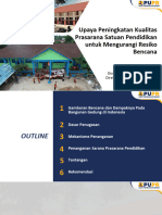 Kualitas Prasarana Satuan Pendidikan Untuk Mengurangi Resiko Bencana