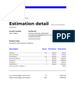 Free - Invoice Detail - 0324-DBRA - Decathlon Bike Repair Academy - Estimation Detail