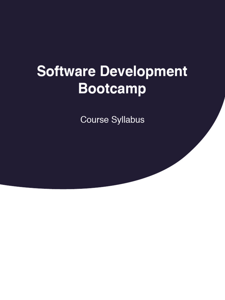 JavaScript Software Development Bootcamp | PDF | World Wide Web ...