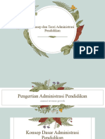 Peretemuan 1 - Konsep Dan Teori Administrasi Pendidikan