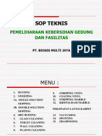 15a. SOP Teknis Pemeliharaan Kebersihan Gedung