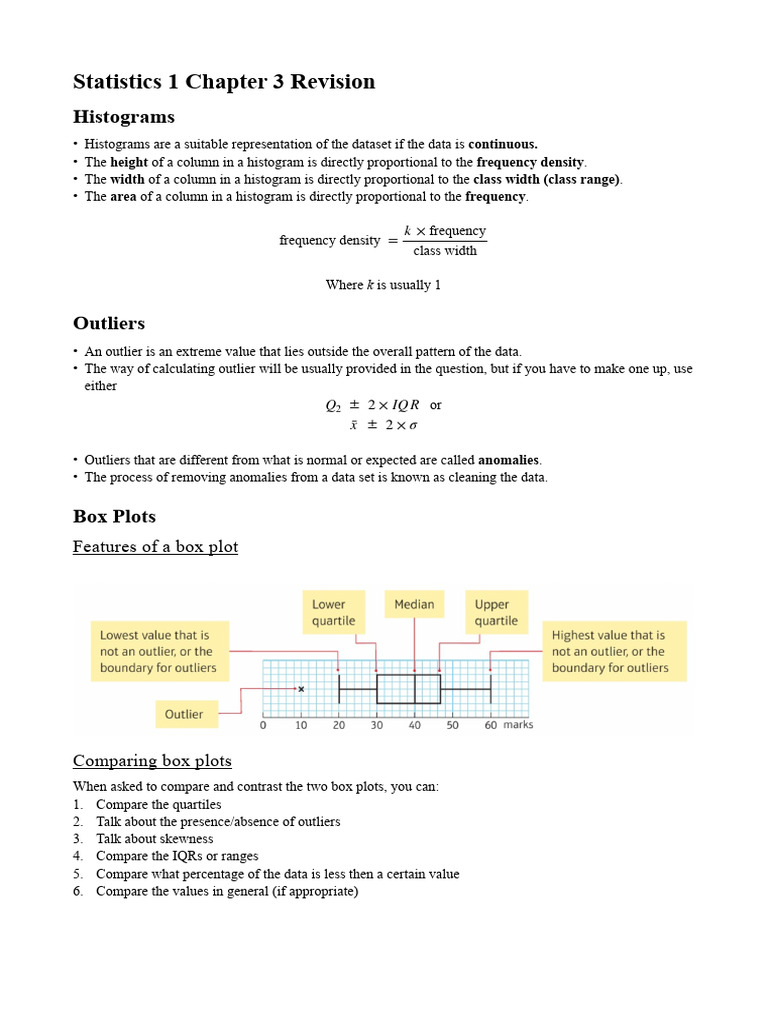 Histogram and Box Plot Analysis Guide | PDF | Skewness | Histogram