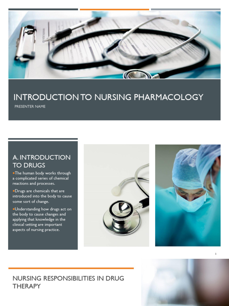 Nursing Pharmacology Overview Guide | PDF | Pharmacology | Prescription ...