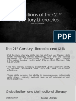 Definitions of The 21st Century Literacies
