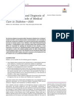Standards of Medical Care in Diabetesd2021: 2. Classi Fication and Diagnosis of Diabetes