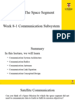 Week 08 - Communication Subsystem