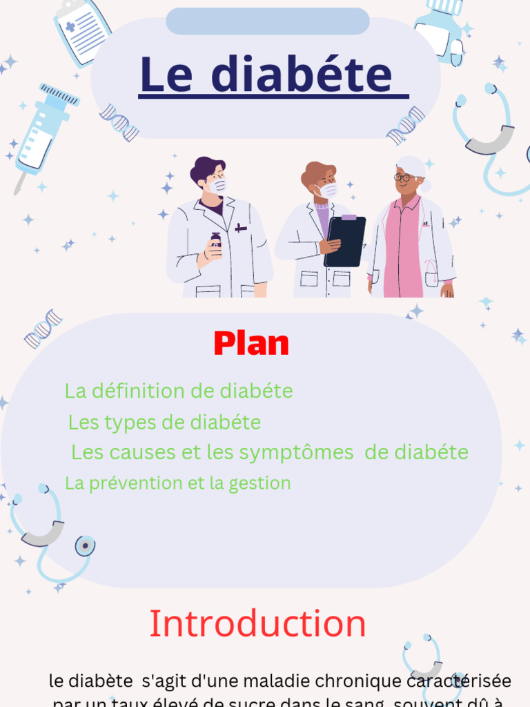Prévention et gestion du diabète | PDF | Insuline | Médecine clinique