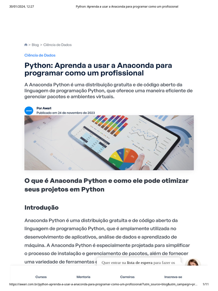 Anaconda: Guia para Programação em Python | PDF | Python (linguagem de ...