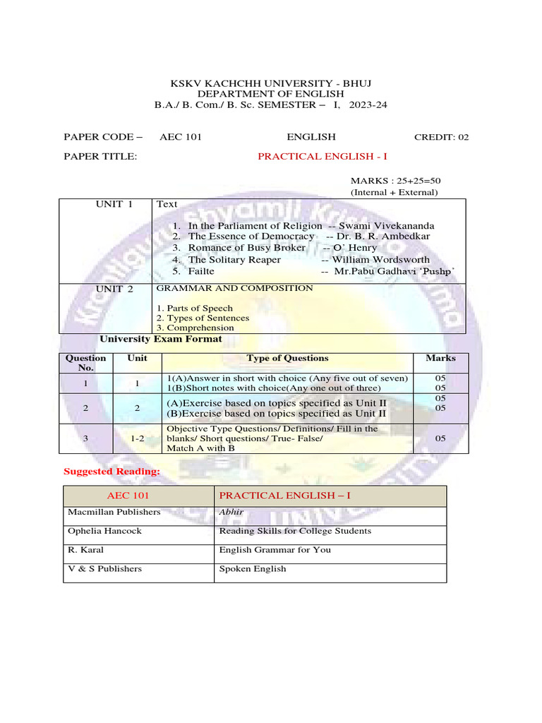 Aec English 2023 Pdf Human Communication Linguistics