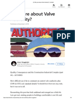 Why Care About Valve Authority - LinkedIn