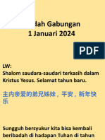 Ibadah Online Gabungan 1 Januari 2024