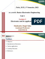 Lecture 1 Basics of Electronics