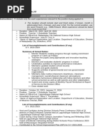 2023 Work Experience Attachment CS Form No. 212 1