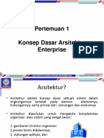 Pertemuan 1_Konsep Dasar Arsitektur Enterprise