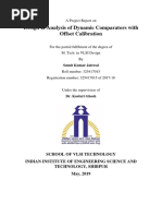 Design & Analysis of Dynamic Comparators With Offset Calibration