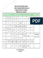 Horario de Examenes Primer Parcial 2024