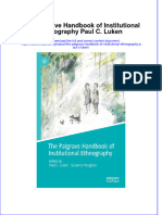 Free download The Palgrave Handbook Of Institutional Ethnography Paul C Luken full chapter pdf epub