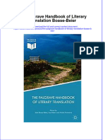 Free download The Palgrave Handbook Of Literary Translation Boase Beier full chapter pdf epub